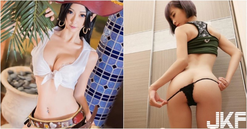 超強「爆乳女帝」表演窮到脫褲！「白嫩美尻」大膽外露，中間溝溝好狂哦