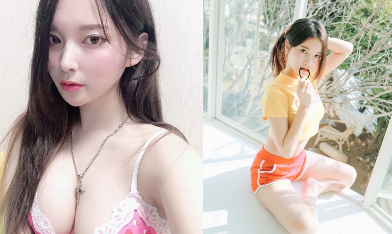 豪乳網拍老闆娘「아리니 봇」外型美豔身材好　貼身T「不科學包覆」乳型外露