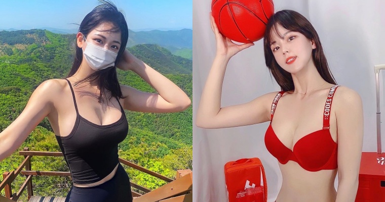 口罩摘下一樣正！韓國「大邱姐姐」美乳＋馬甲線身材迷倒網友