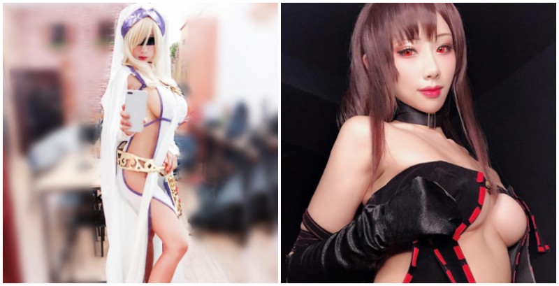 哥布林殺手也能神還原？「巨乳Coser」雨波側面簍空服，完美還原色氣破錶的劍之聖女！