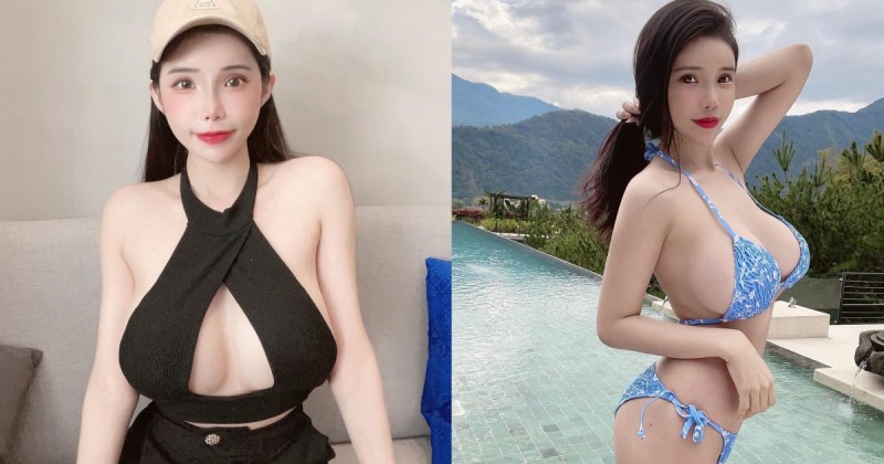 南投埔里出沒超狂巨乳妹，「雙球比頭大」好吸睛，不科學傲人曲線網友超愛！