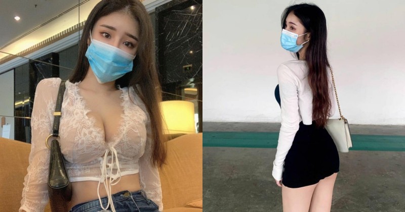 超豐滿「自然原乳」正妹！天菜級的身體曲線好性感，口罩下的臉蛋美到讓你瞬間戀愛！