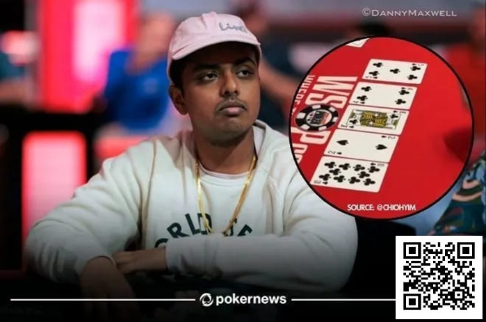 【EV扑克】明明击中后门同花，却被顺子淘汰出局！WSOPC主赛引争议